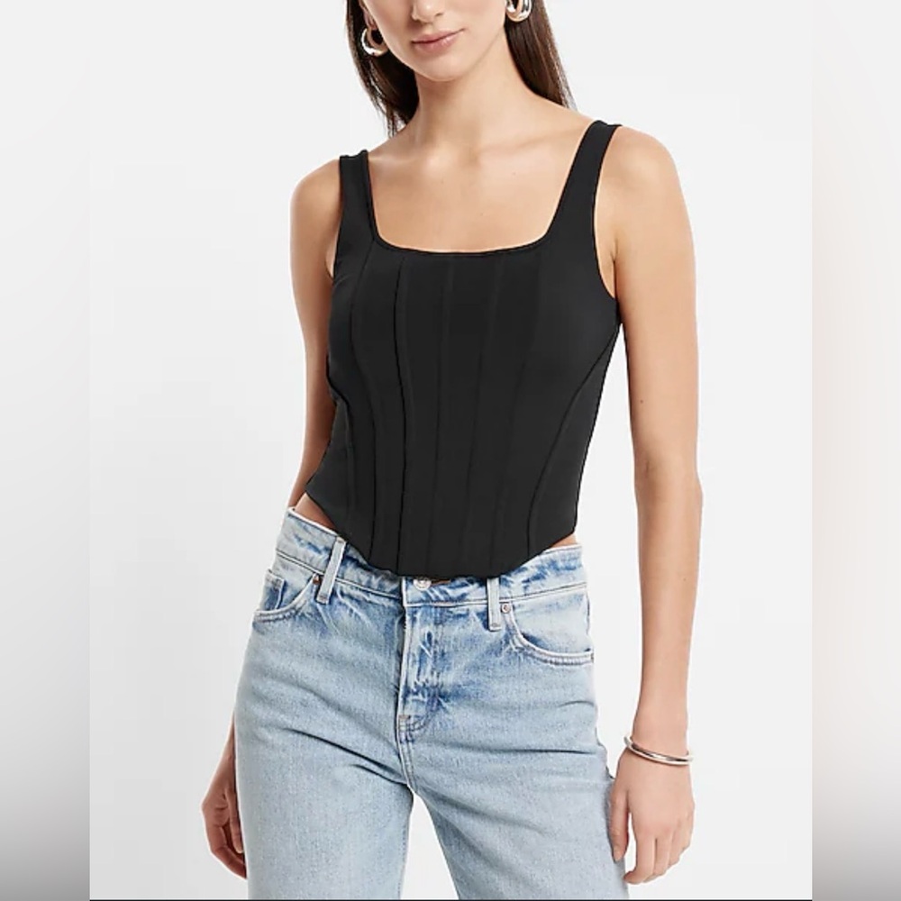 Express Body Contour High Compression Corset Cropped Tank